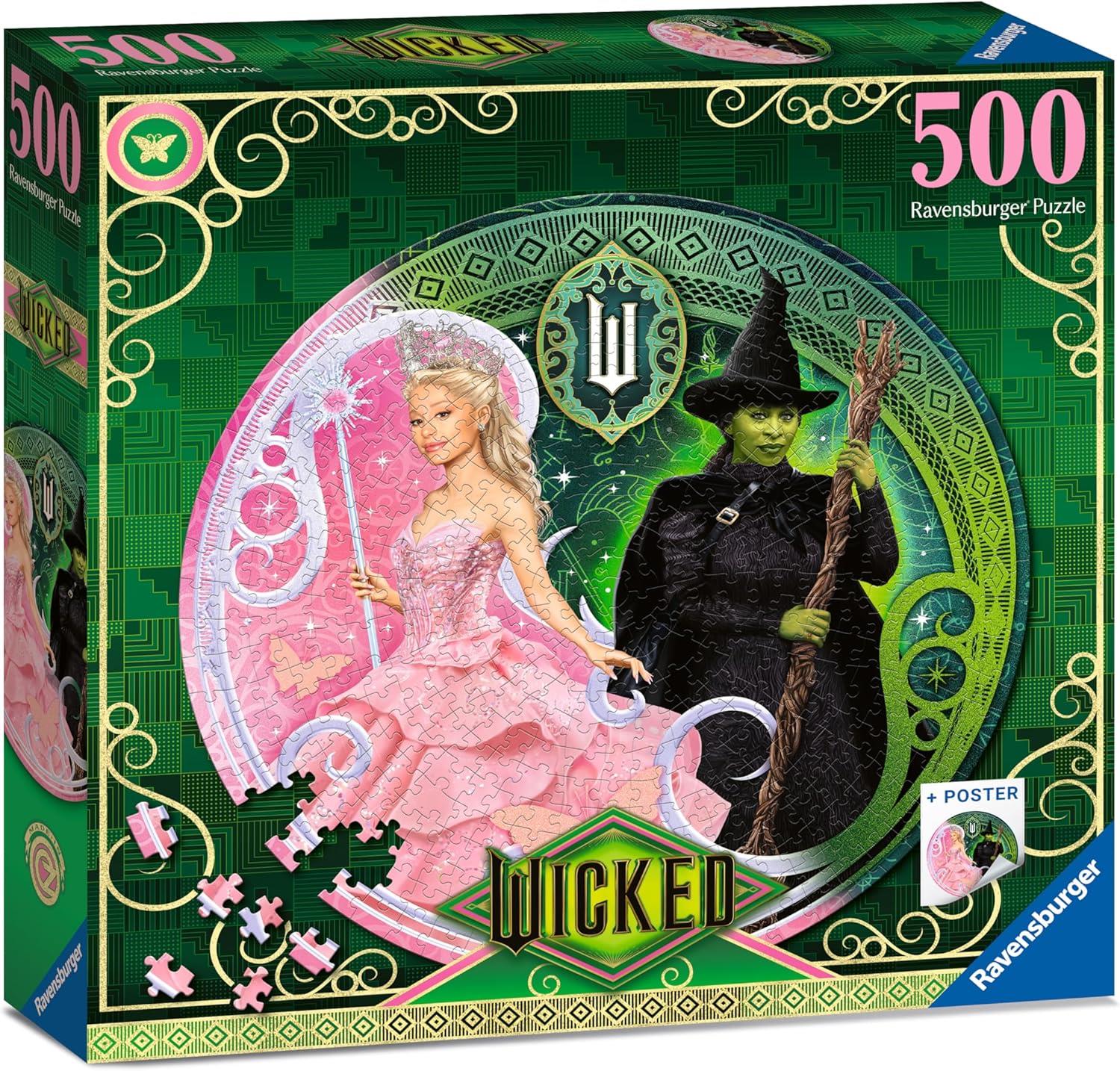 Ravensburger Wicked The Movie 500 Piece Circular Puzzle