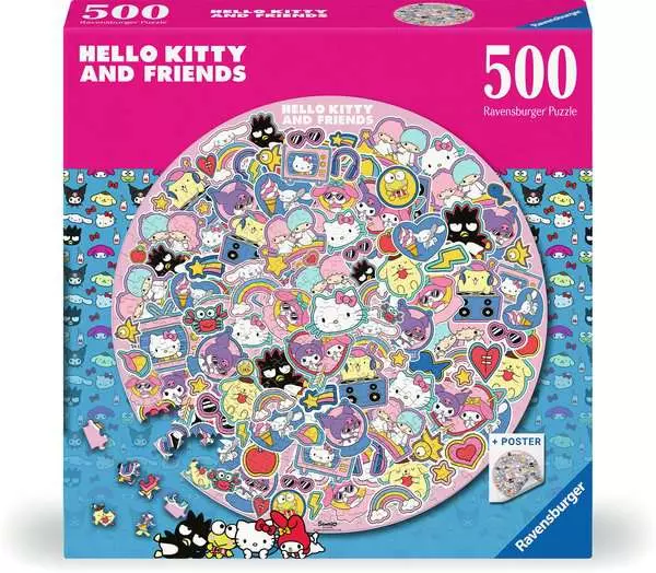 Ravensburger Hello Kitty And Friends 500 Piece Puzzle