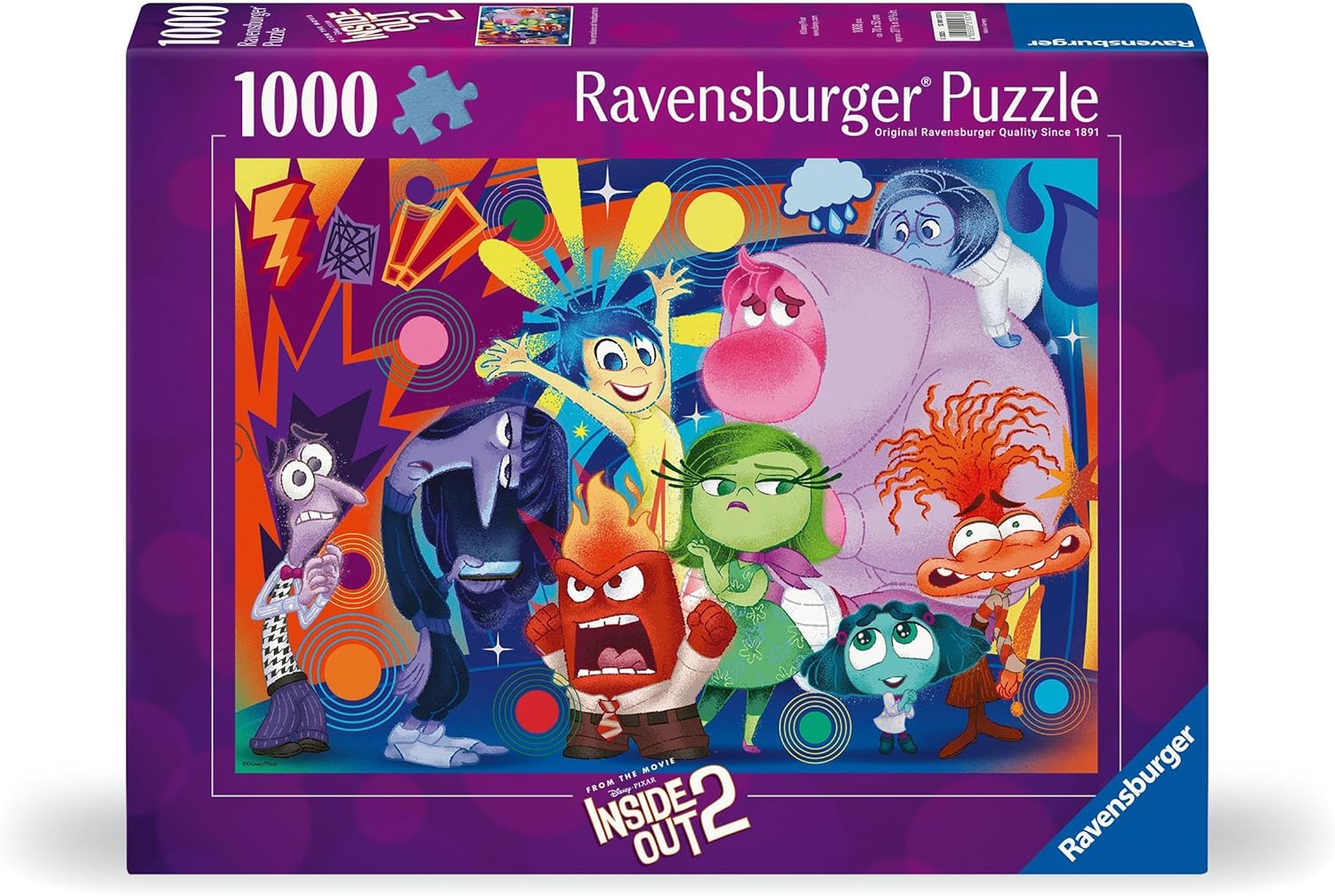 Ravensburger Disney Pixar Inside Out 2 1000 Piece Puzzle