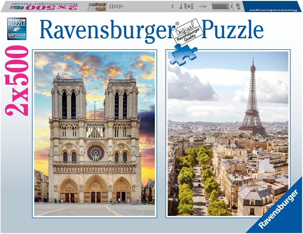 Ravensburger Visiting Paris 2 x 500 Piece Puzzle