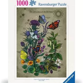 Ravensburger Life Cycle Butterfly 1000 Piece Puzzle