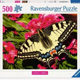 Ravensburger Colorful Animals Butterfly 500 Piece Puzzle