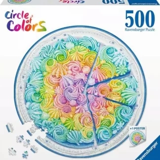 Ravensburger Circle of Colors Rainbow Cake 500 Piece Puzzle