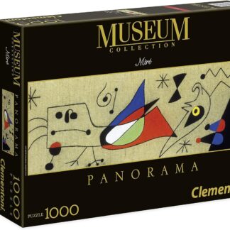 Clementoni Miró : Woman and bird in the night 1000 Piece Panorama Puzzle