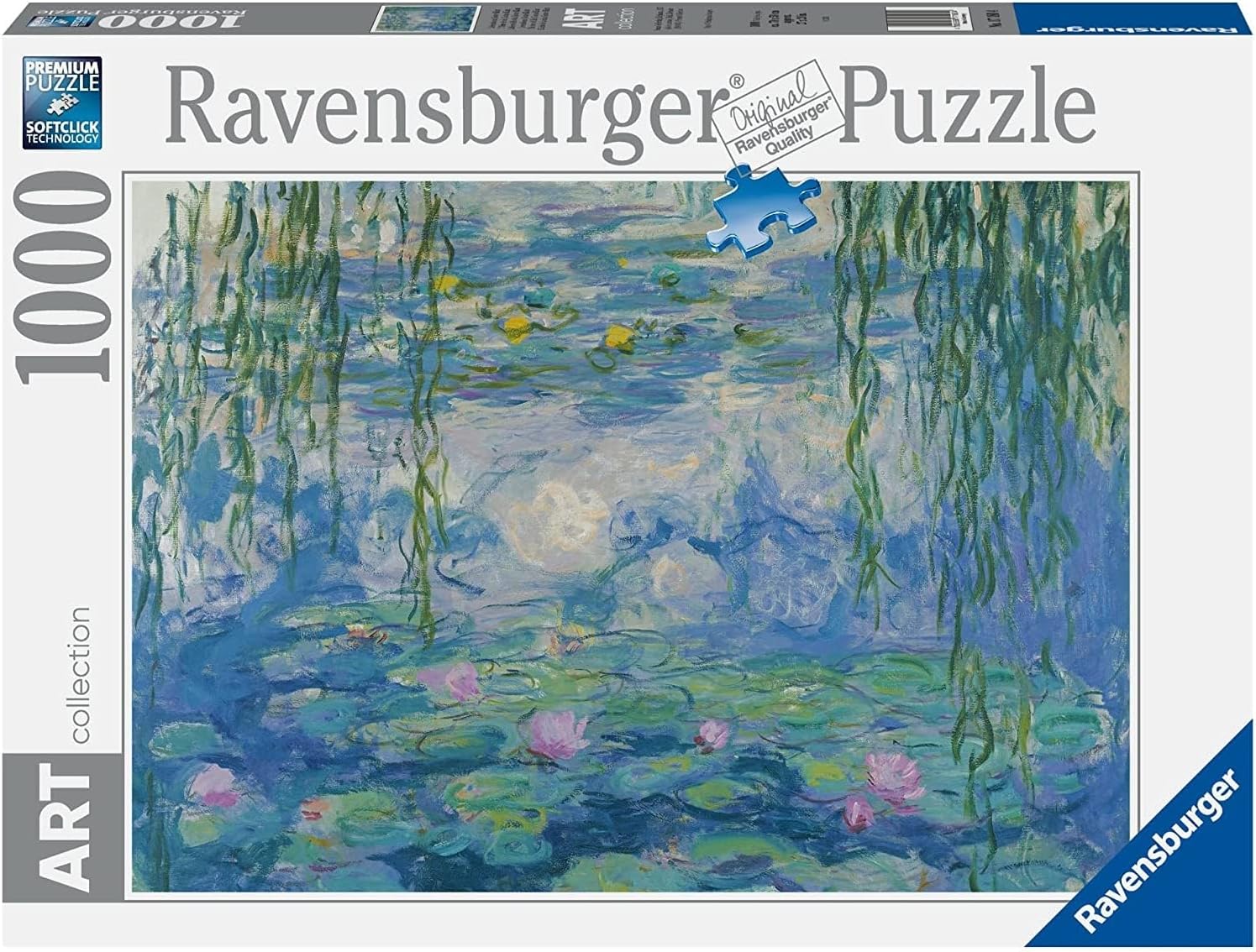 Ravensburger Art Collection Monet Waterlilies 1000 Piece Puzzle