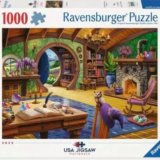 Ravensburger Nathanael Mortensen Charmed Cottage 1000 Piece Puzzle