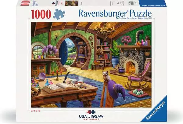 Ravensburger Nathanael Mortensen Charmed Cottage 1000 Piece Puzzle