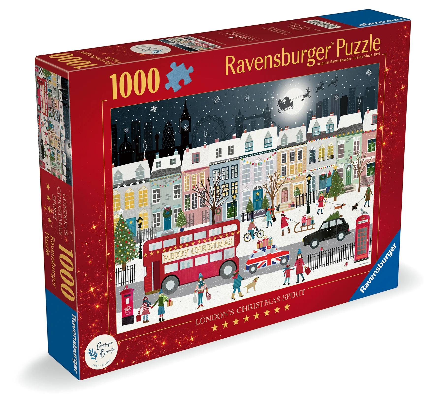 Ravensburger London's Christmas Spirit 1000 Piece Puzzle