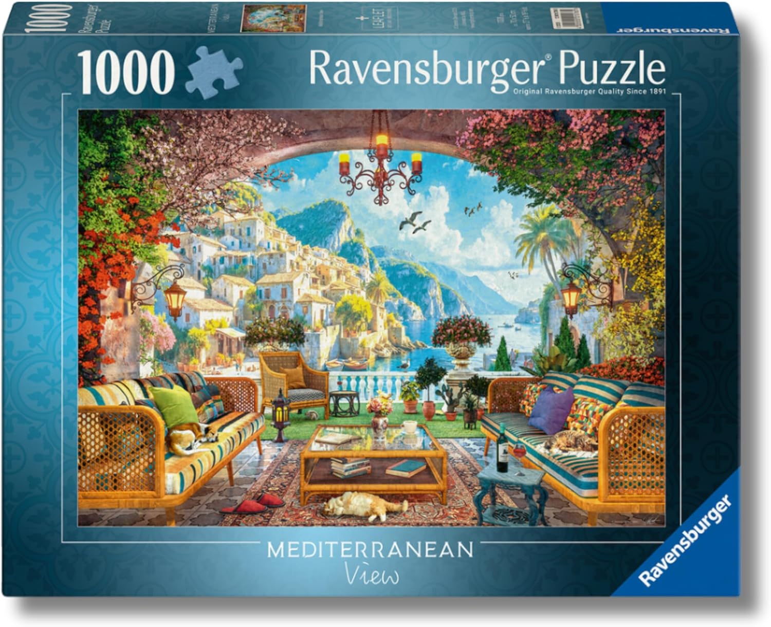 Ravensburger Mediterranean Terrace View 1000 Piece Puzzle