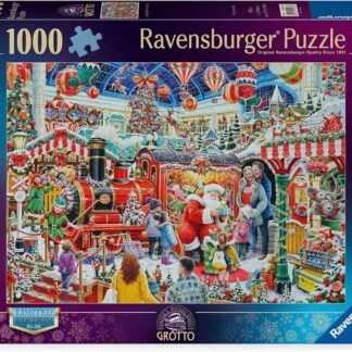 Ravensburger 2025 Christmas Limited Edition - No. 29 Santa's Steam Train Grotto 1000 Piece Puzzle