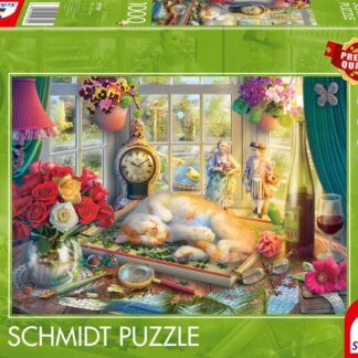 Schmidt Puzzle Time With The Cat 1000 Piece Puzzle