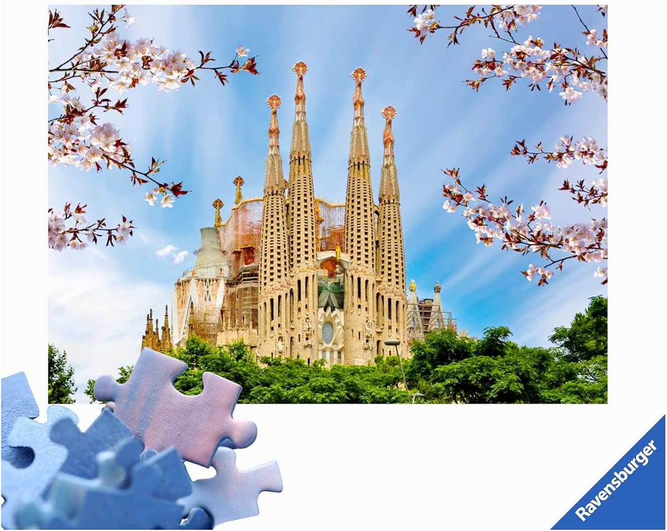 Puzzle 1000 Pezzi Per Adulti - Sagrada Familia 70x50 Cm - Gioco Educativo E Sfida Mentale, Regalo Natale