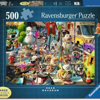 Ravensburger Dean MacAdam The Dog Walker 500 Large Piece Format Puzzle