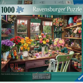 Ravensburger My Haven No. 13 The Flower Arranger's Shed 1000 Piece Puzzle